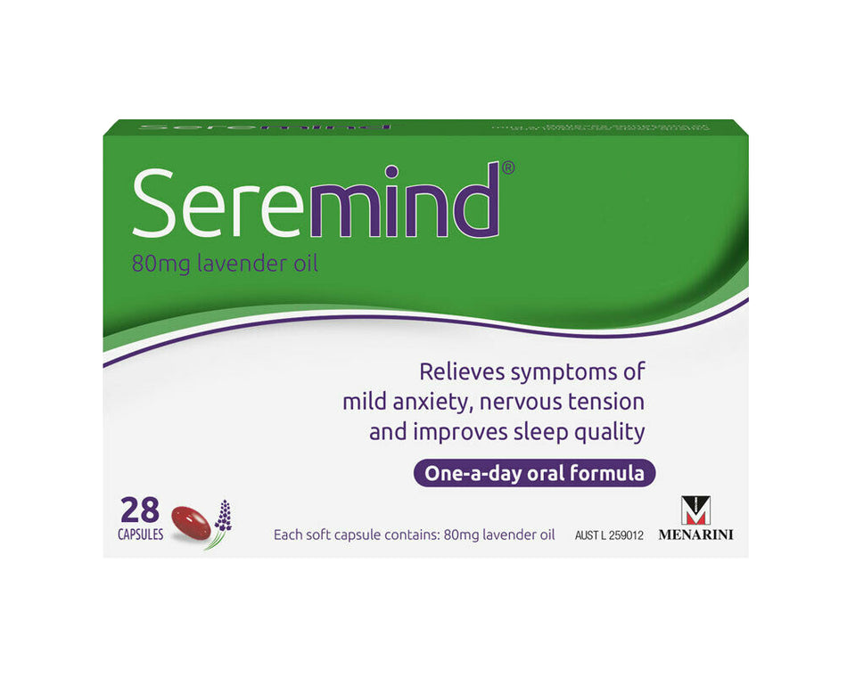 Seremind Lavender Oil 80mg 28 Capsules
