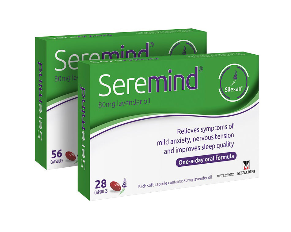 Seremind Lavender Oil 80mg 28 Capsules