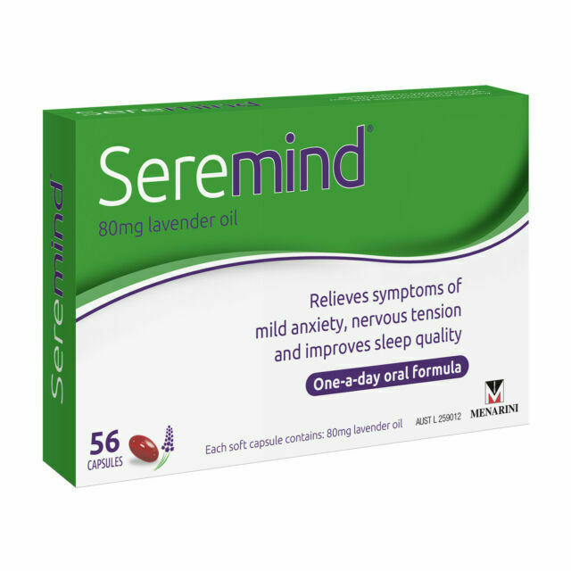 Seremind Lavender Oil 80mg 56 Capsules