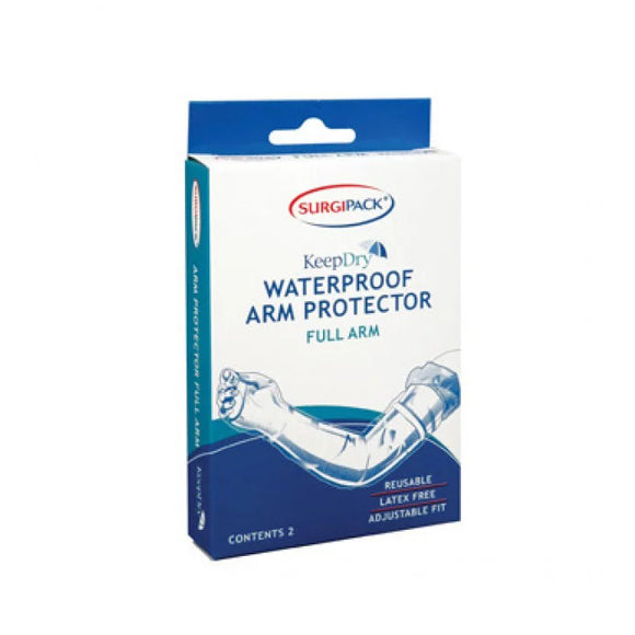 SurgiPack 6172 Keep Dry Waterproof Full Arm Protector 2 Pack