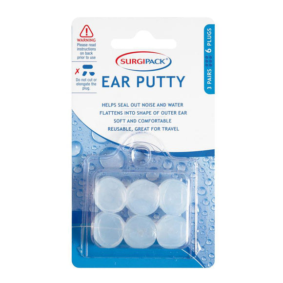 Surgipack 6251 Ear Putty Plug Silicone 3 Pairs