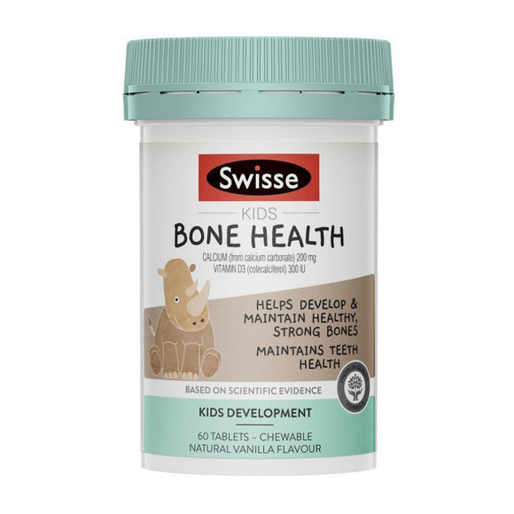 Swisse Kids Bone Health 60 Chewable Tablets