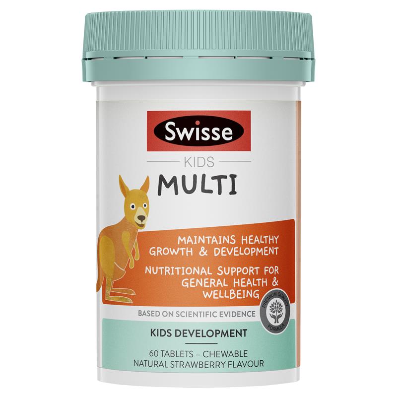 Swisse Kids Multi 60 Chewable Tablets