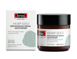 Swisse Skin Care Hemp Seed Replenishing Cream Moisturiser 50ml + Enriching Face Oil 30ml