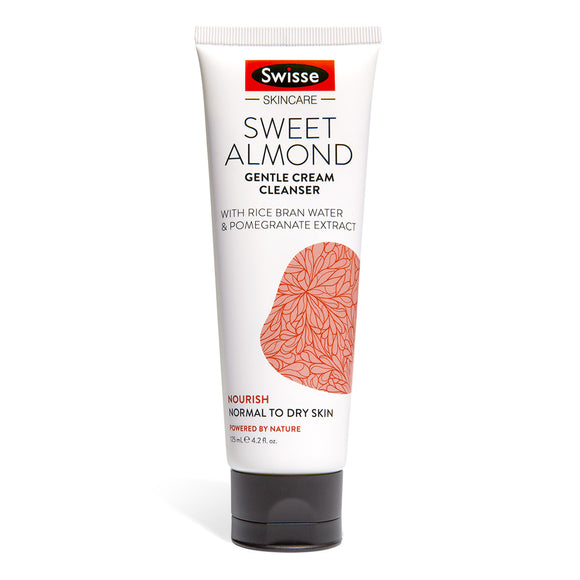 Swisse Skin Care Sweet Almond Gentle Cream Cleanser 125ml
