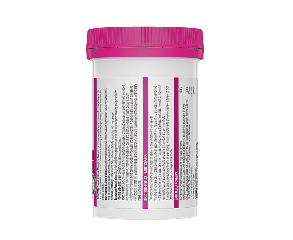 Swisse Ultiboost Menopause Balance 60 Tablets