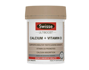 Swisse Ultiboost Calcium + Vitamin D 90 Tablets