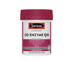 Swisse Ultiboost Co-Enzyme Q10 150mg 180 Capsules