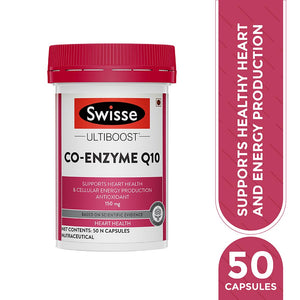 Swisse Ultiboost Co-Enzyme Q10 150mg 50 Capsules