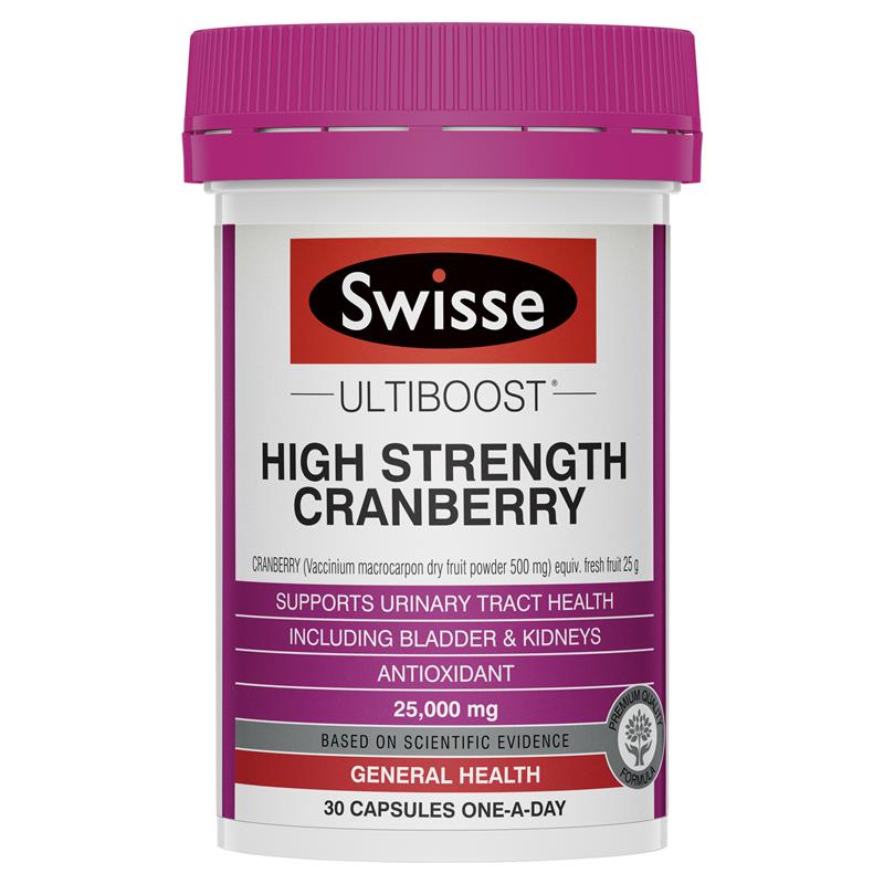 Swisse Ultiboost High Strength Cranberry 30 Capsules