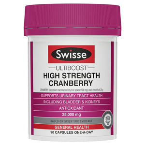 Swisse Ultiboost High Strength Cranberry 90 Capsules