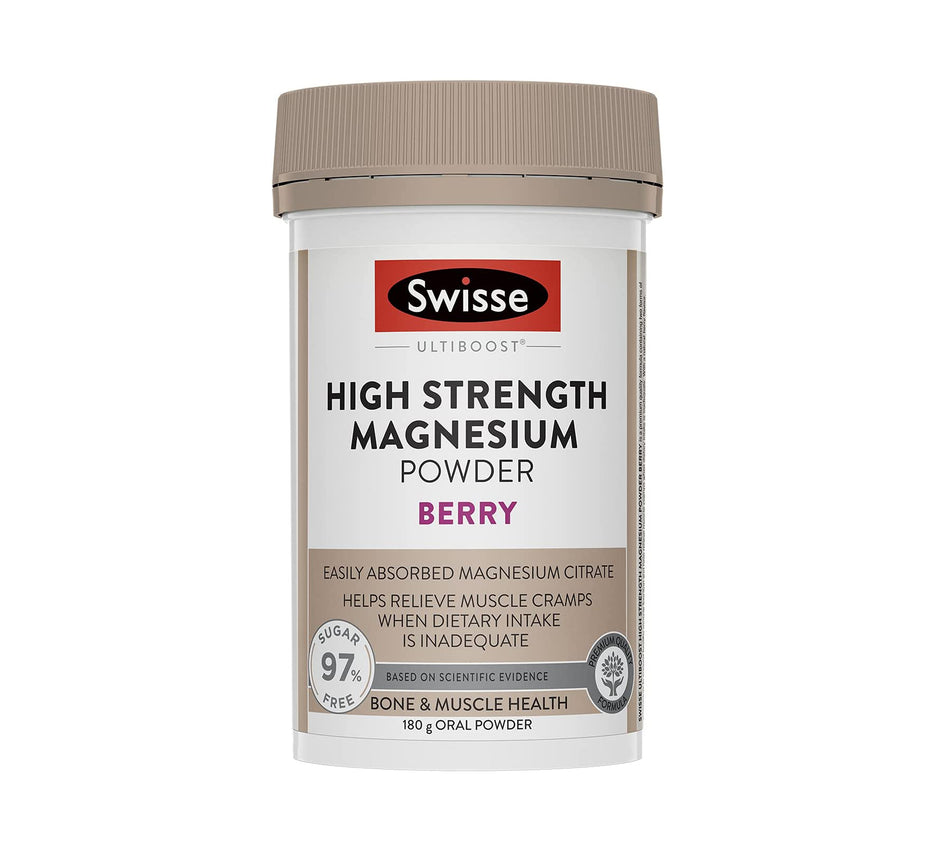 Swisse Ultiboost High Strength Magnesium Powder Berry 180g