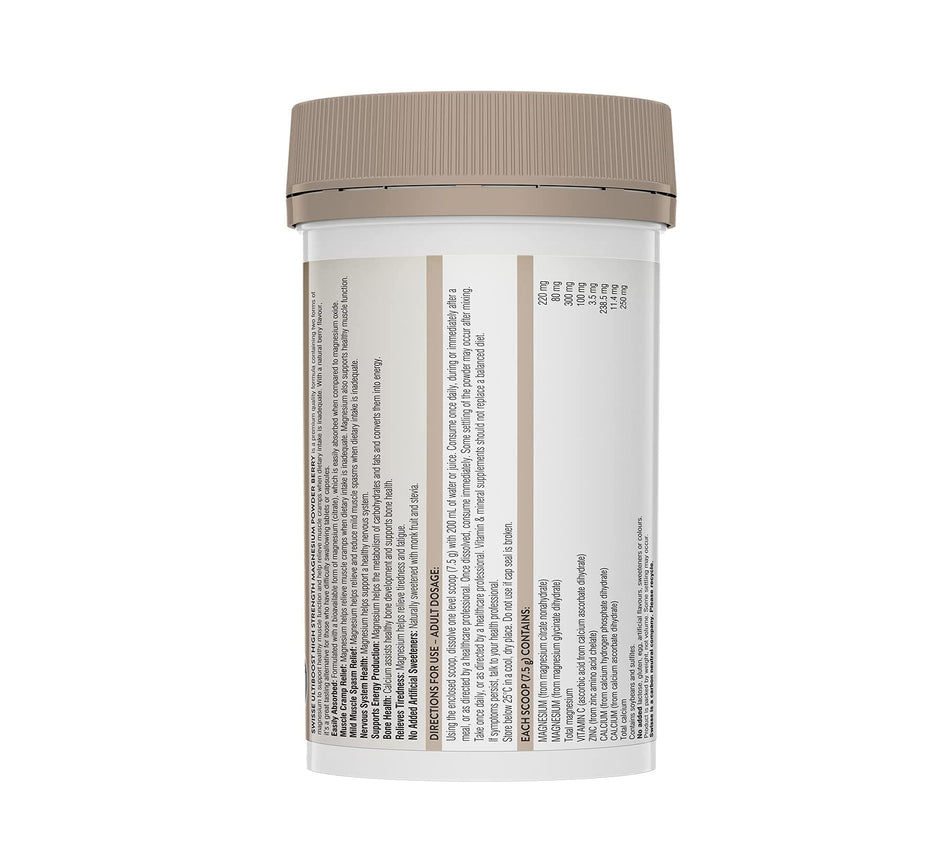 Swisse Ultiboost High Strength Magnesium Powder Berry 180g