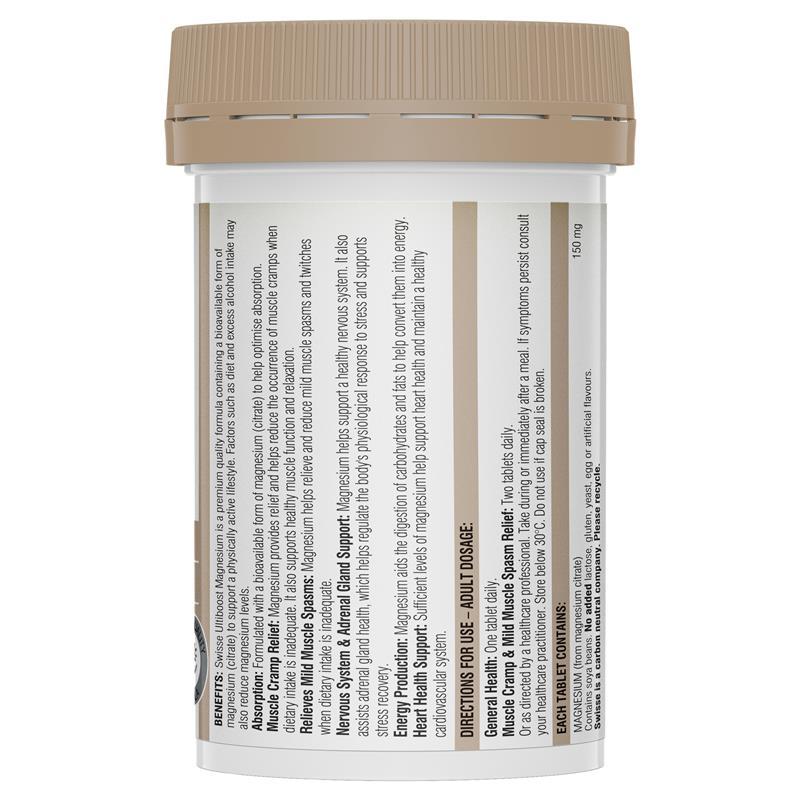 Swisse Ultiboost Magnesium 60 Tablets