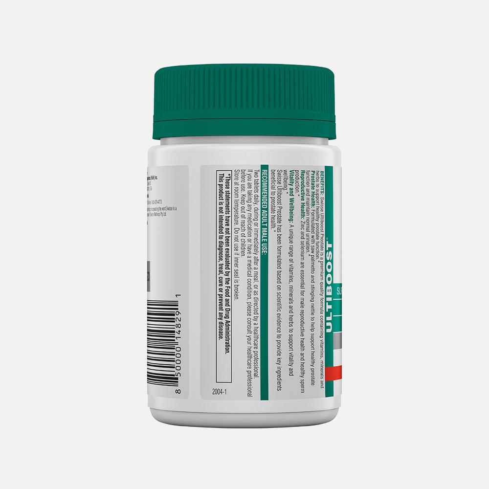 Swisse Ultiboost Prostate 50 Tablets – Scown's Pharmacy