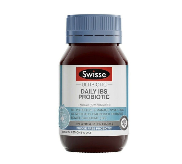 Swisse Ultibiotics Daily IBS Probiotics 30 Capsules