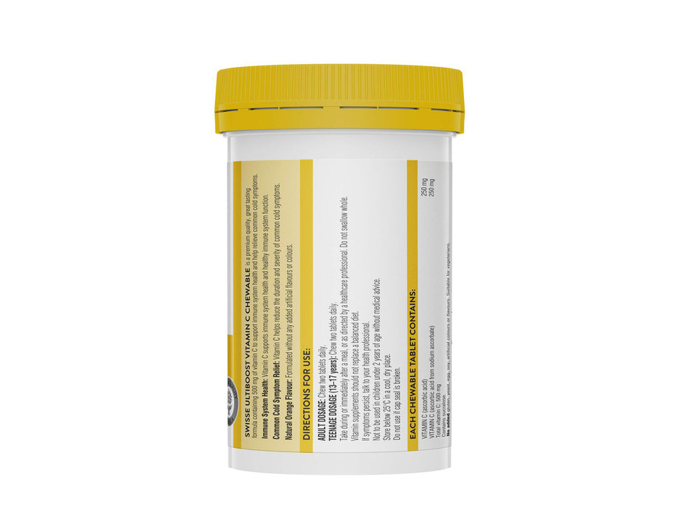 Swisse Ultiboost Vitamin C 110 Chewable Tablets