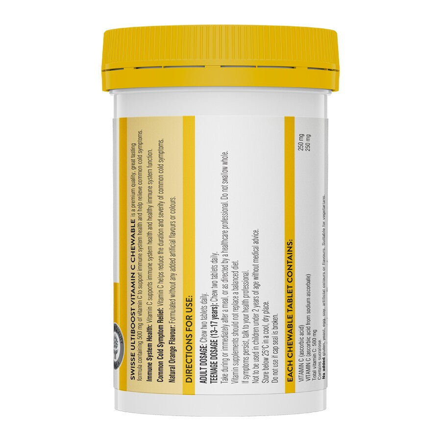 Swisse Ultiboost Vitamin C + Probiotic 60 Chewable Tablet