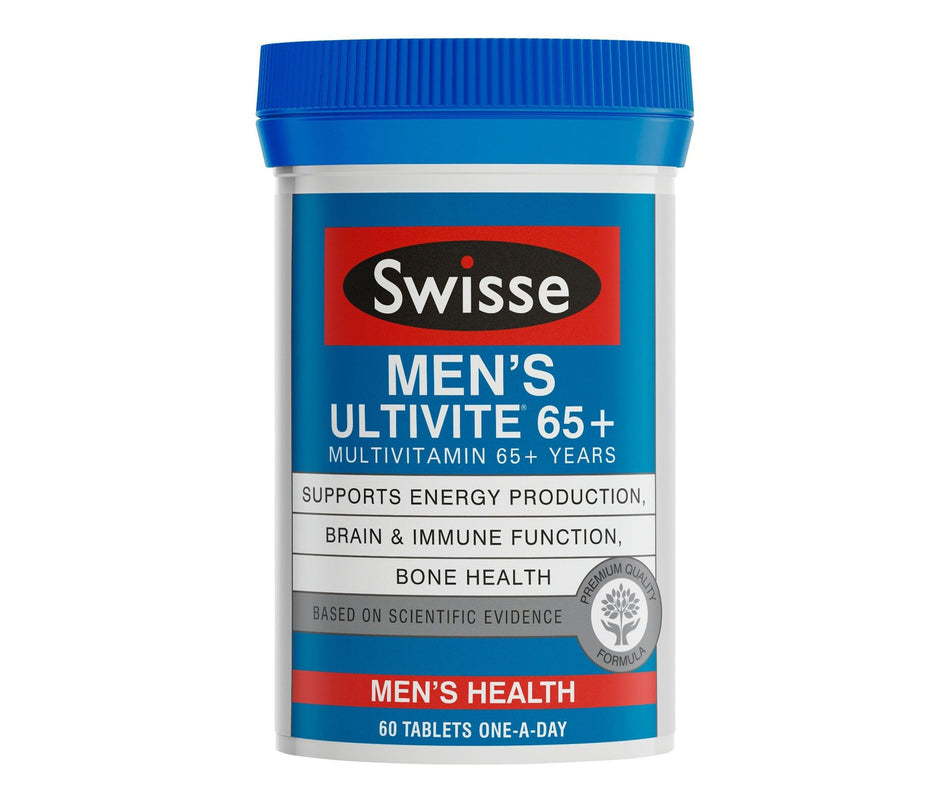 Swisse Men's Ultivite 65+ Multivitamin 60 Tablets