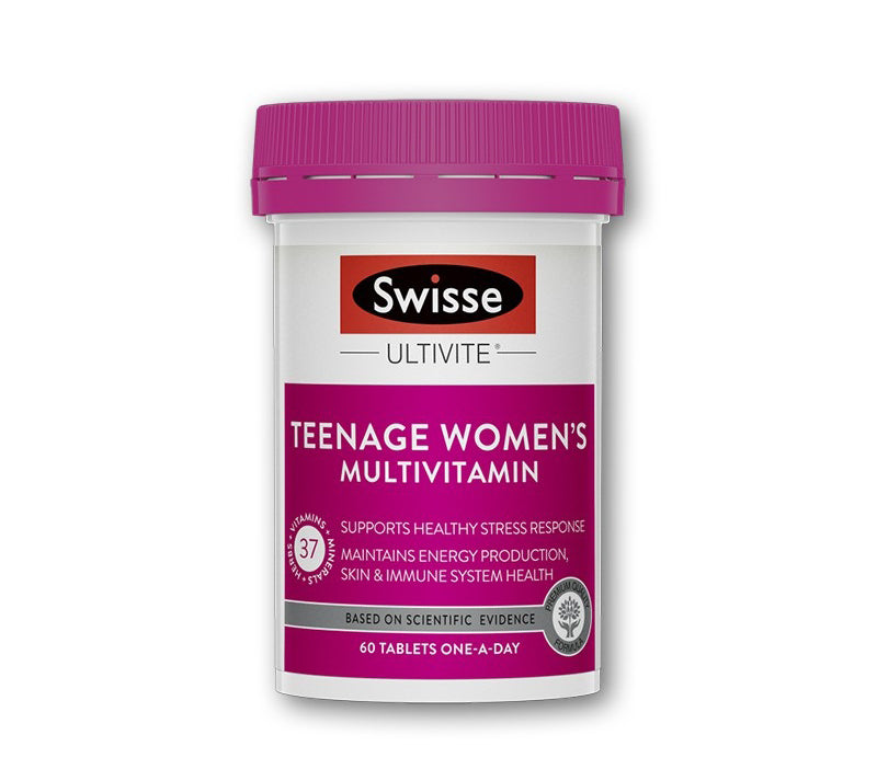 Swisse Ultivite Teenage Women's Multivitamin 60 Tablets