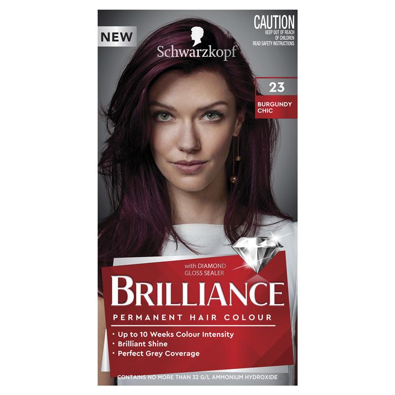 Schwarzkopf Brilliance Hair Colour 23 Burgundy Chic