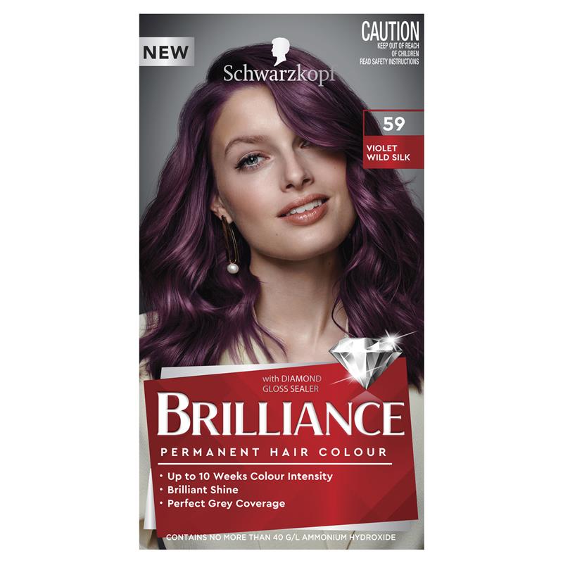Schwarzkopf Brilliance Intense Permanent Colour 59 Violet Wild Silk