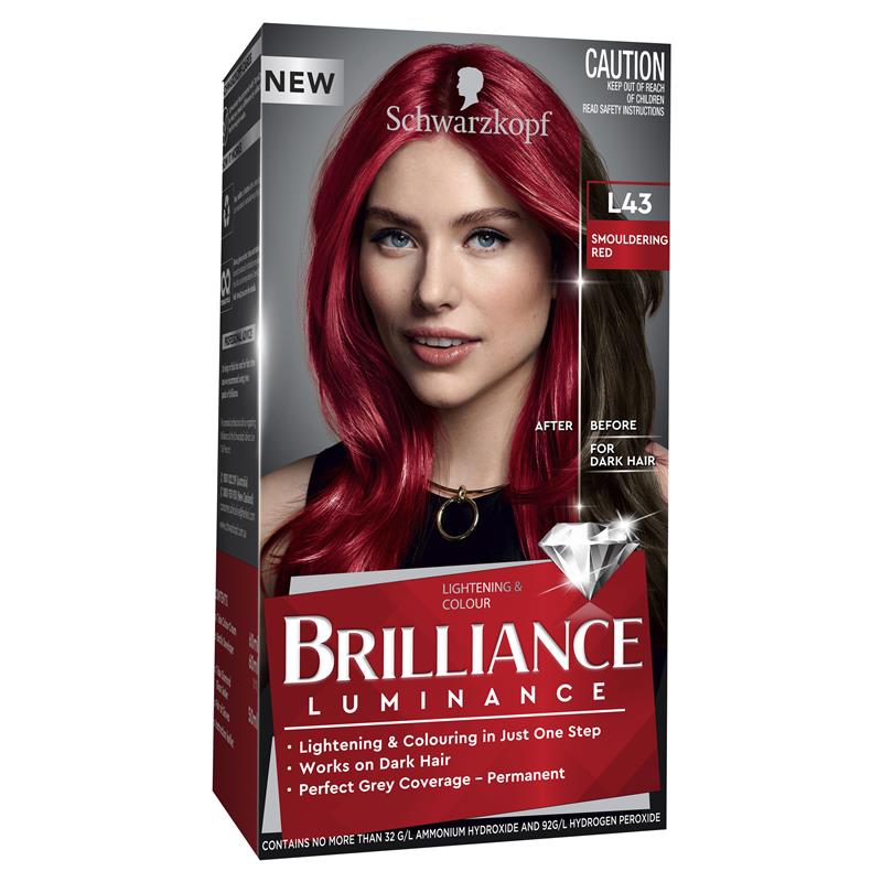 Schwarzkopf Brilliance Luminance L43 Smouldering Red