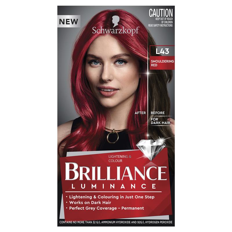 Schwarzkopf Brilliance Luminance L43 Smouldering Red