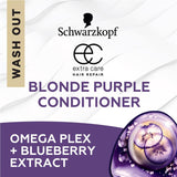 Schwarzkopf Extra Care Blonde Anti-Yellow Toning Purple Conditioner 250ml