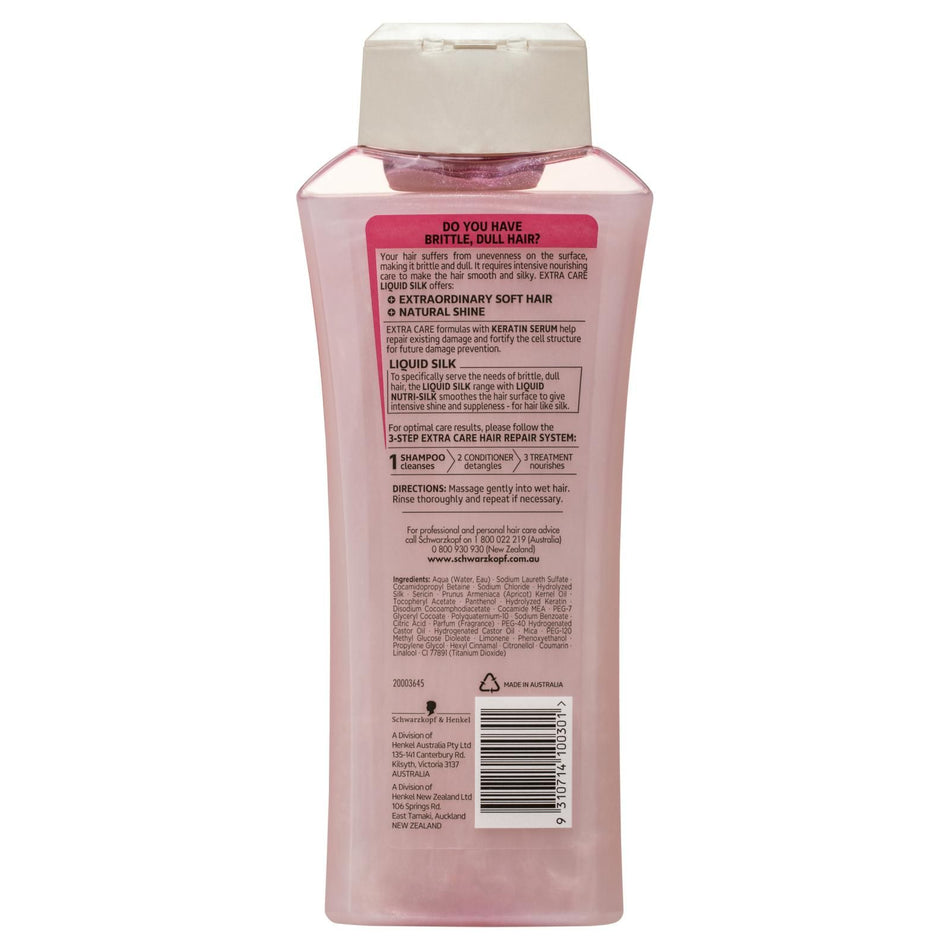 Schwarzkopf Extra Care Liquid Silk Shampoo 400ml
