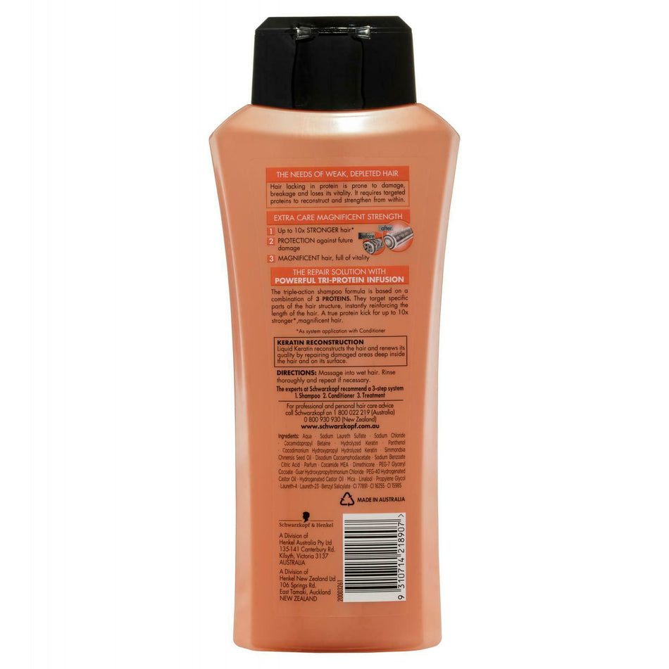 Schwarzkopf Extra Care Magnificent Strength Shampoo 400ml
