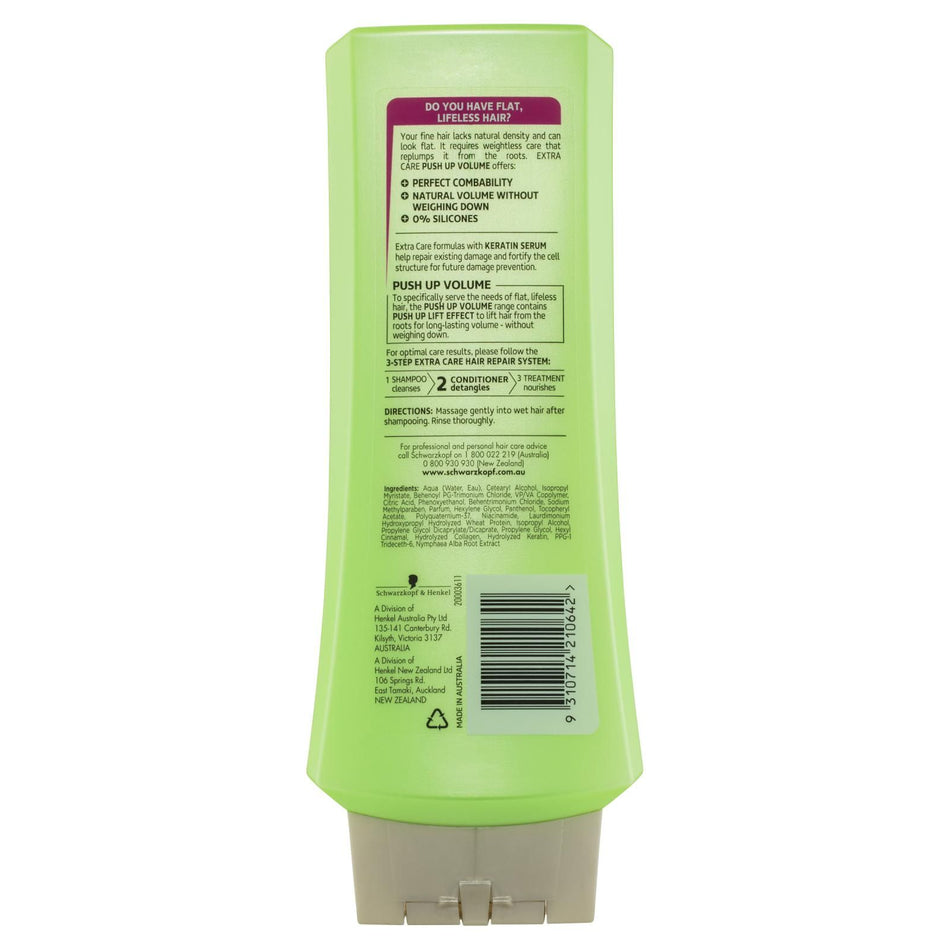 Schwarzkopf Extra Care Push Up Volume Conditioner 400ml