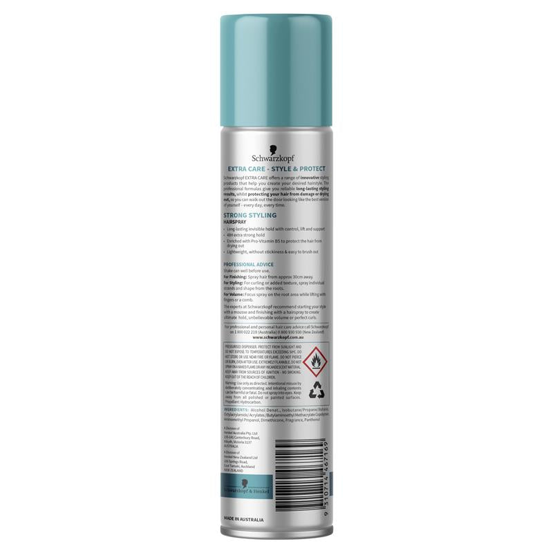 Schwarzkopf Extra Care Strong Styling Hairspray 100g