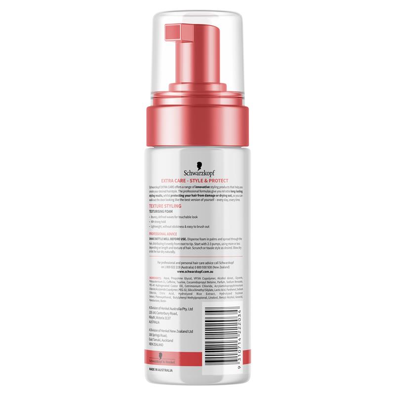 Schwarzkopf Extra Care Texture Styling Foam 150ml