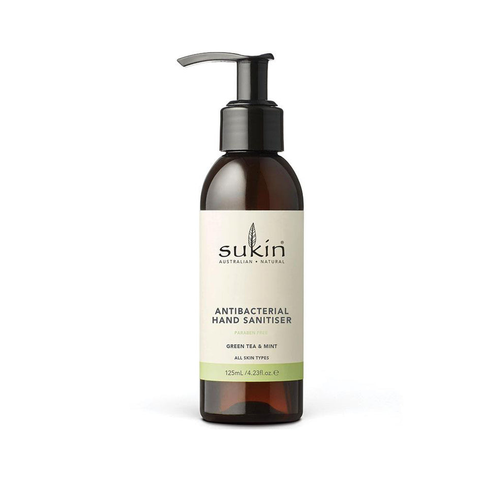 2 x Sukin Antibacterial Hand Sanitiser Gel 70% Alcohol All Natural 125ml