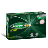 Berocca Boost Vitamin Energy With Guarana 20 Effervescent Tablets