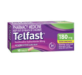 Telfast 180mg Hayfever Allergy Relief 10 Tablets