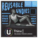 U By Kotex Thinx Reusable Period Undies Bikini Cut Regular Size 6-8