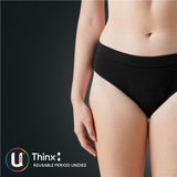 U By Kotex Thinx Reusable Period Undies Bikini Cut Regular Size 6-8