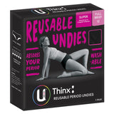 U By Kotex Thinx Reusable Period Brief Undies Super Size 12