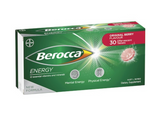 Berocca Energy Vitamin B & C Original Berry Flavour 30 Effervescent Tablets