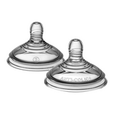 Tommee Tippee Advanced Anti-Colic Baby Bottle Teats Fast Flow, 6 Months+, 2 Pack