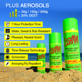 Bushman Plus 20% Insect Repellent Deet with Sunscreen Aerosol 50 g