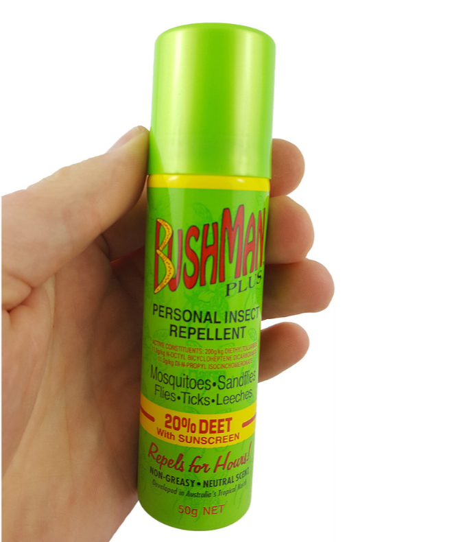 Bushman Plus 20 Insect Repellent Deet with Sunscreen Aerosol 50 g