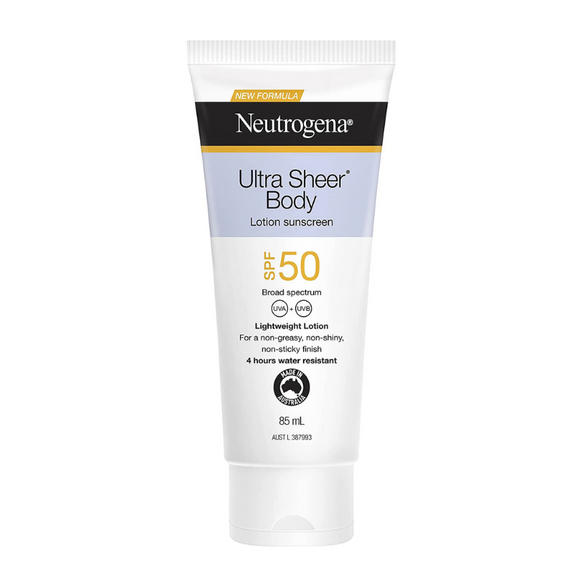 Neutrogena Ultra Sheer Body Lotion Sunscreen SPF50+ 85ml