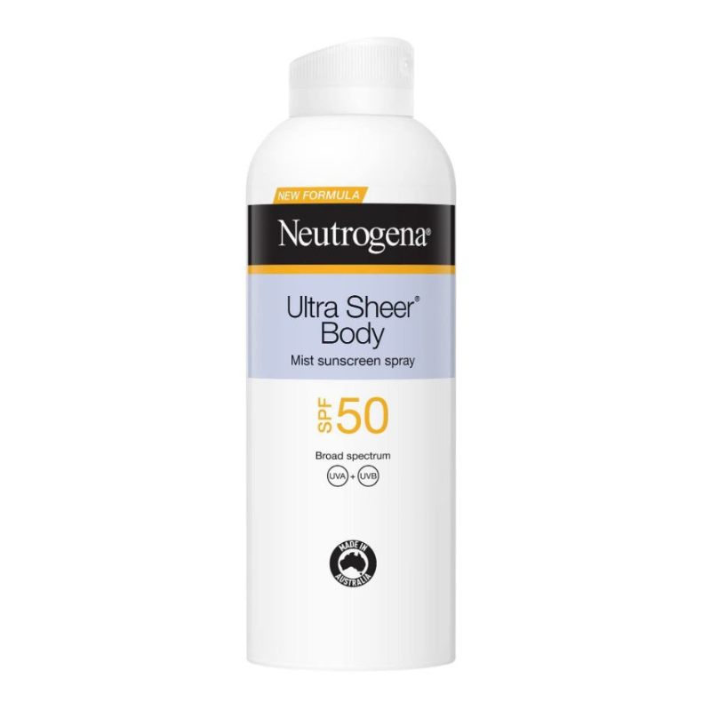 Neutrogena SPF50 Ultra Sheer Body Mist Sunscreen