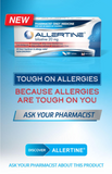 Allertine Bilastine 20mg 24 Hour Hay Fever & Allergy Relief - 30 Tablets