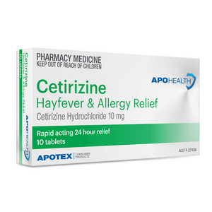 APOHEALTH Cetirizine 10mg Tablets 10 - 24 hours Antihistamine