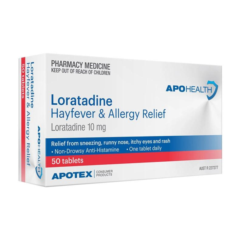 APOHEALTH Loratadine 10mg Antihistamine 50 Tablets