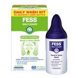 FESS Sinu Cleanse Isotonic Wash Kit 60 Sachets + Wash Bottle